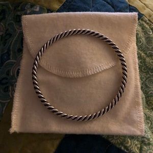 James Avery continuous twist bangle bracelet